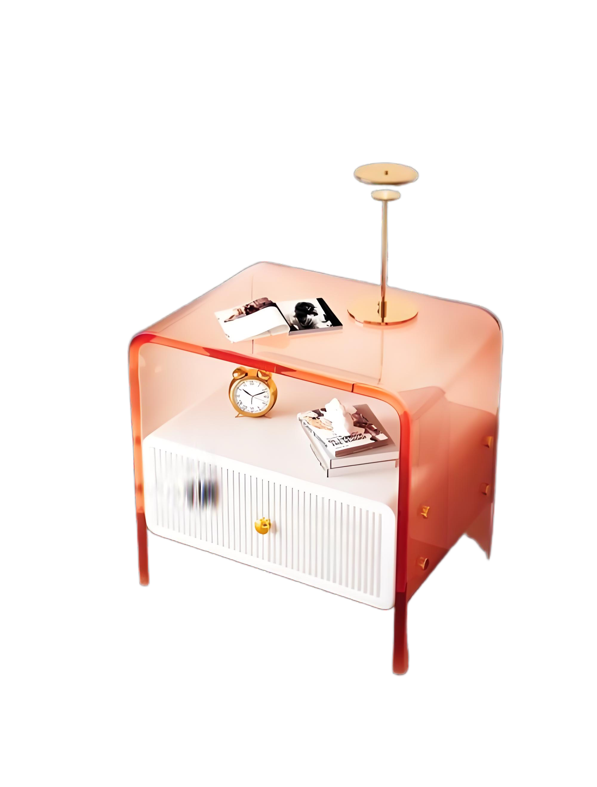 Custom Acrylic Bedside Table