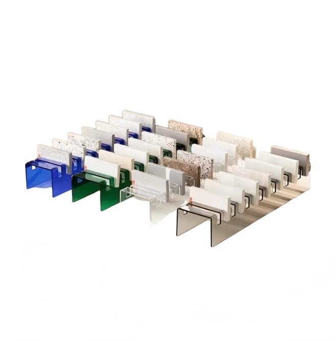 Acrylic Color Swatch Display Rack