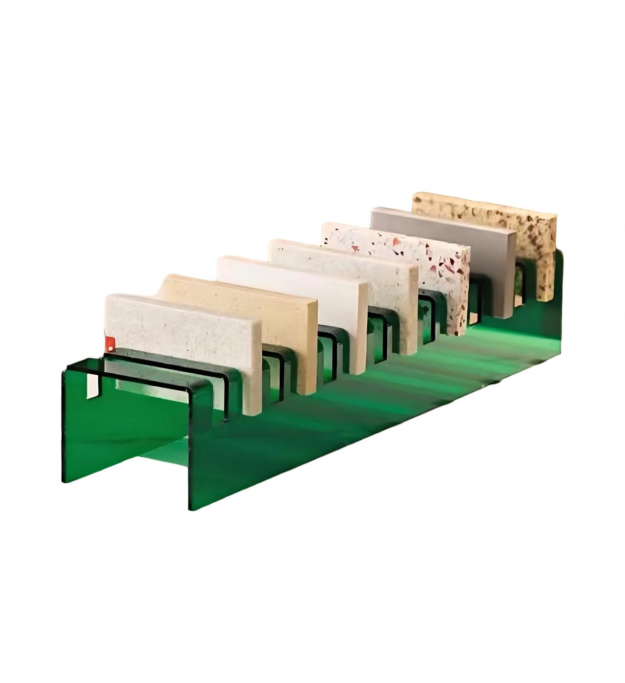 Acrylic Color Swatch Display Rack